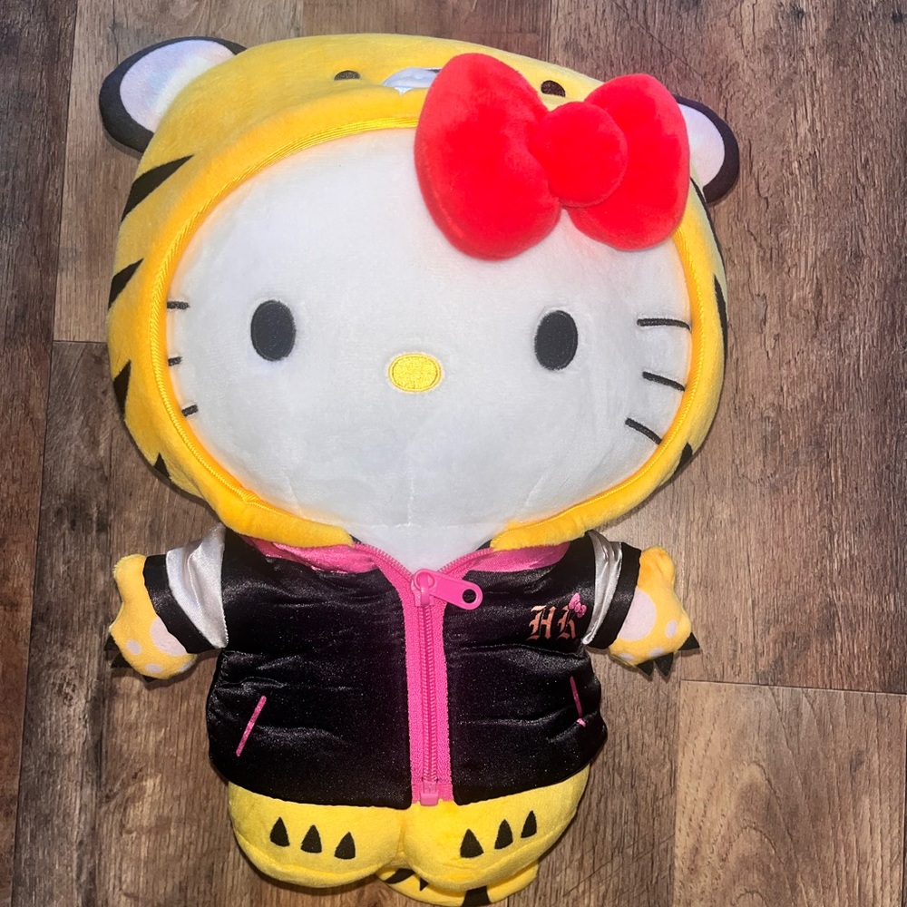 Hello Kitty Tiger Plush with Red Bow